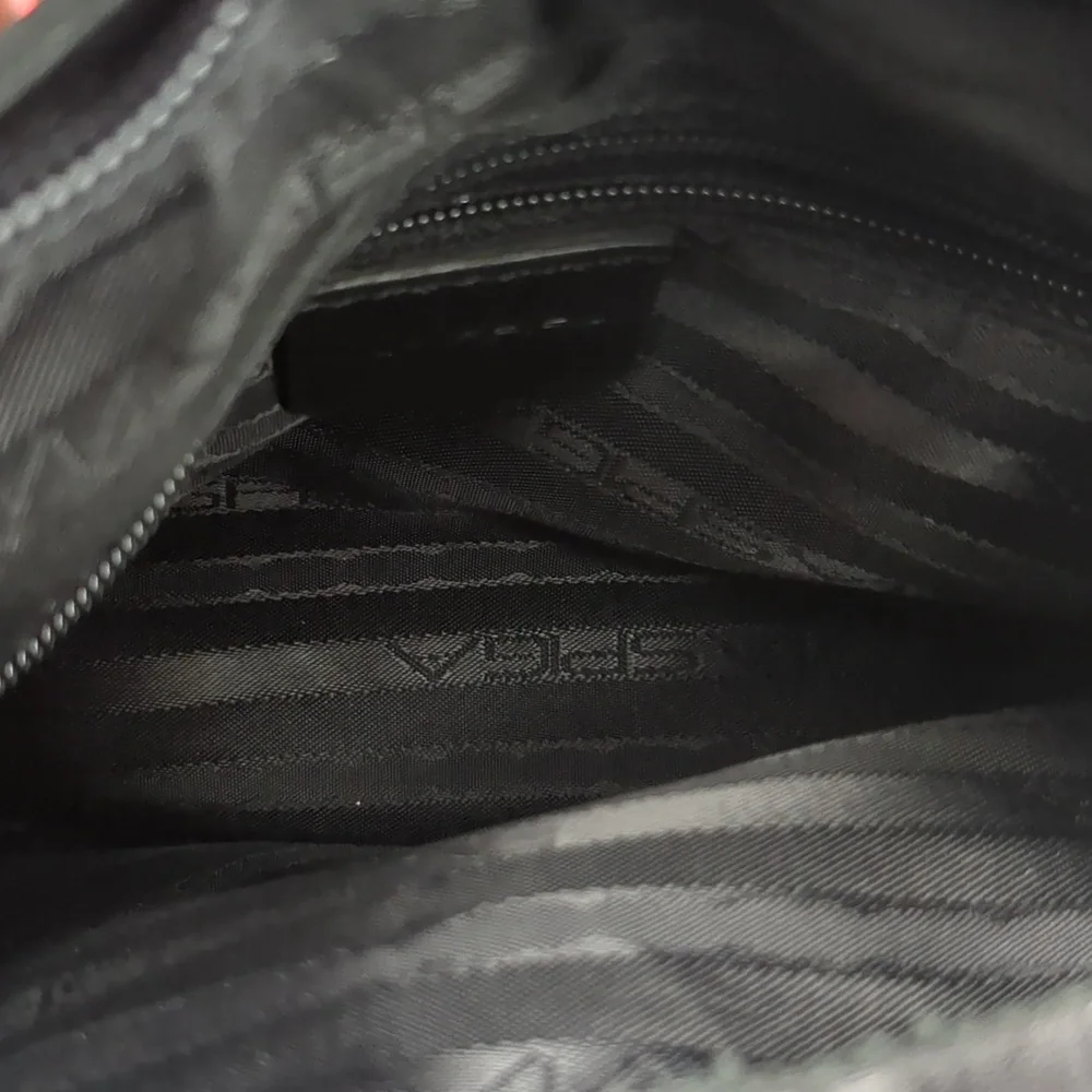 VIA Spiga Black Leather Bag